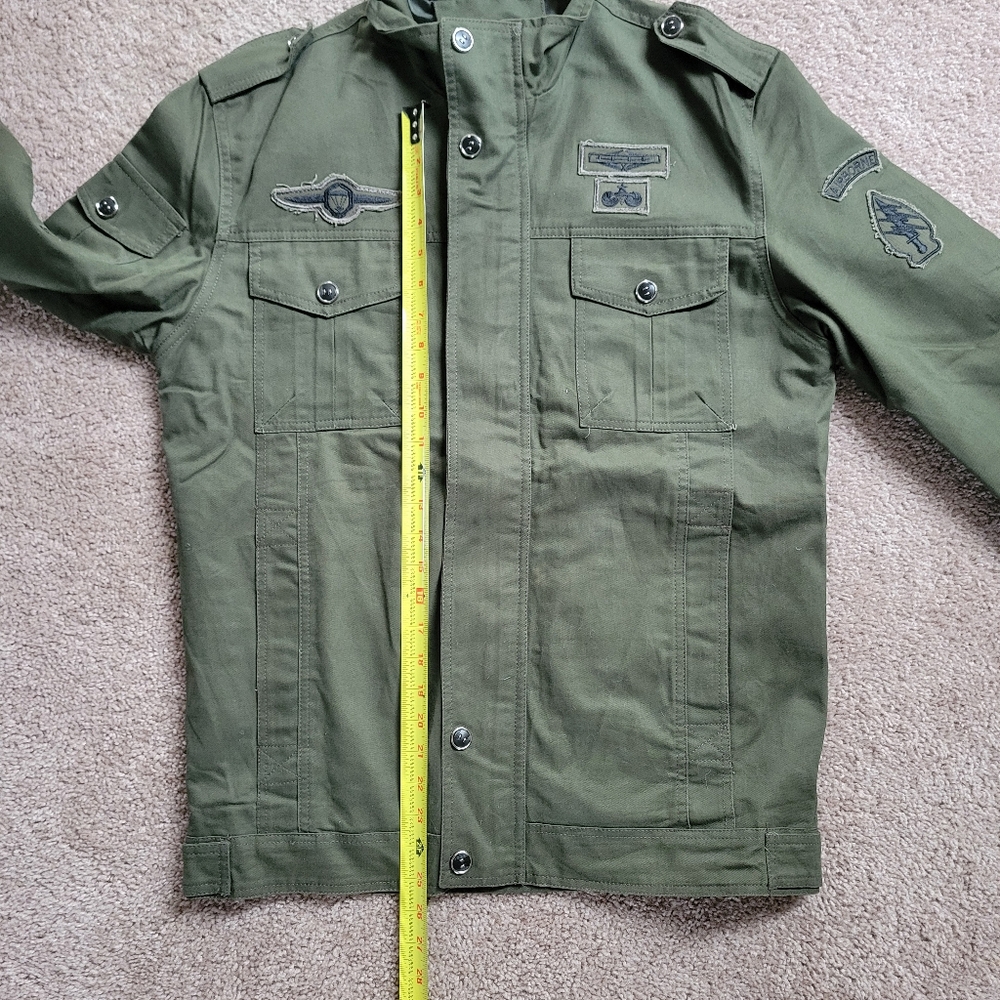 Fun jacket with airborne patches